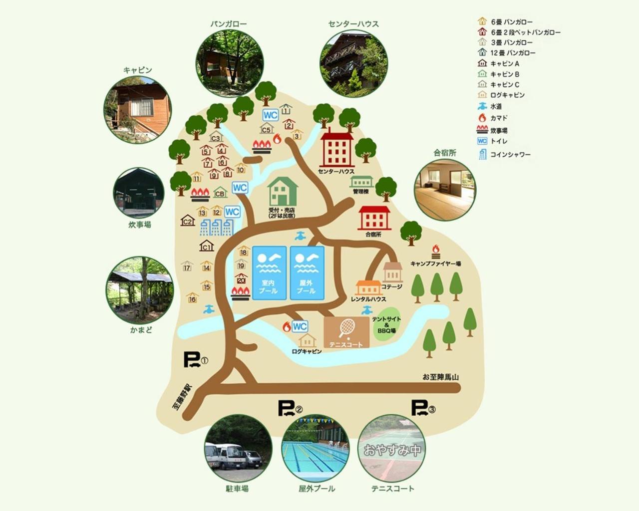 Uenohara Toukaen Campsite - Vacation Stay 23959V מראה חיצוני תמונה